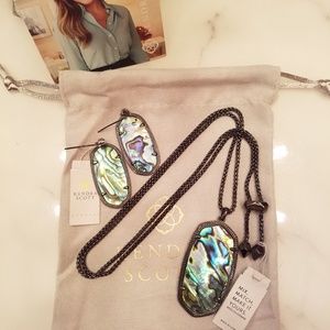 Kendra Scott Reid and Elle in Abalone Shell